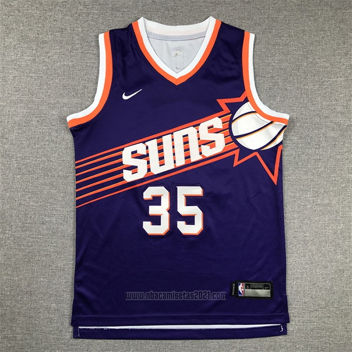 Camiseta Nino Phoenix Suns Kevin Durant #35 Icon 2023-24 Violeta